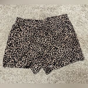 Leopard Print Women's Shorts